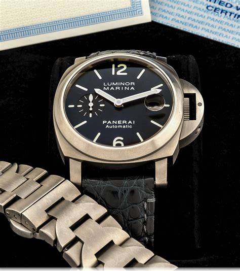 panerai titanium 40mm|Panerai titanium luminor.